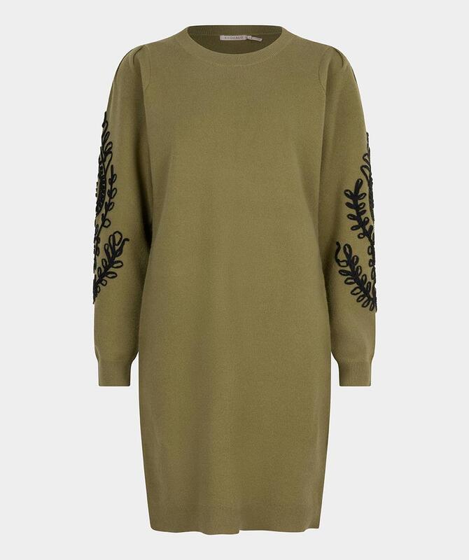 Esqualo Jurk Embroidery Esqualo F24.07511