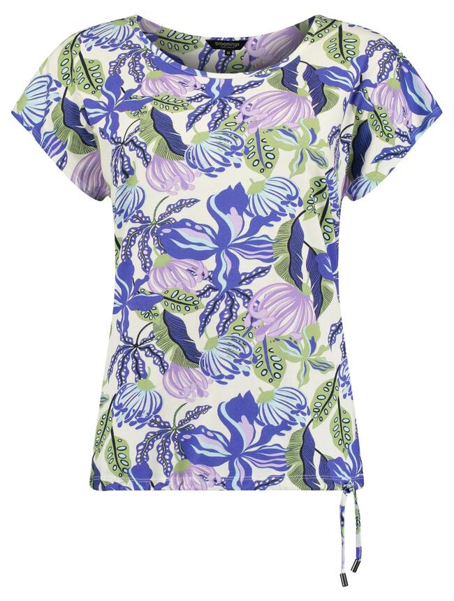 Bloomings Shirt Bloem Print Bloomings SLT275-8355