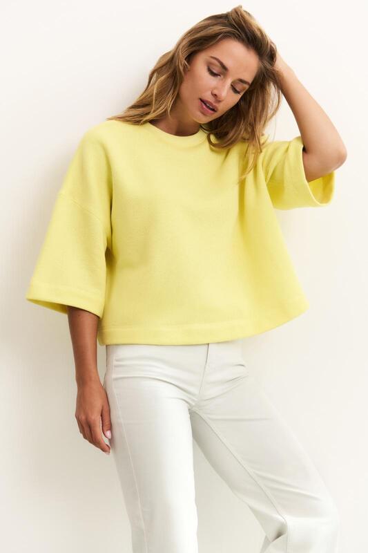 YAYA Pullover Sweatshirt korte mouw 01-109087-504