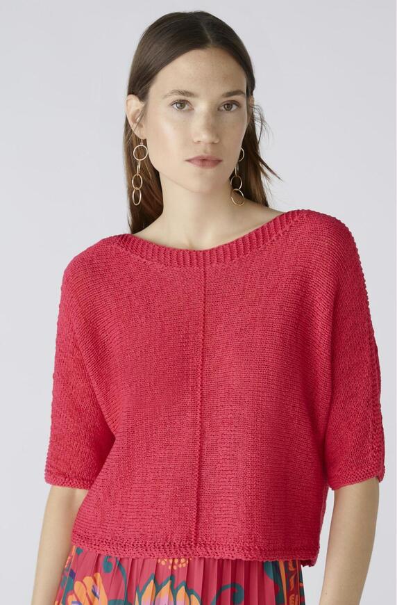 Oui Pullover Pink Oui 87462