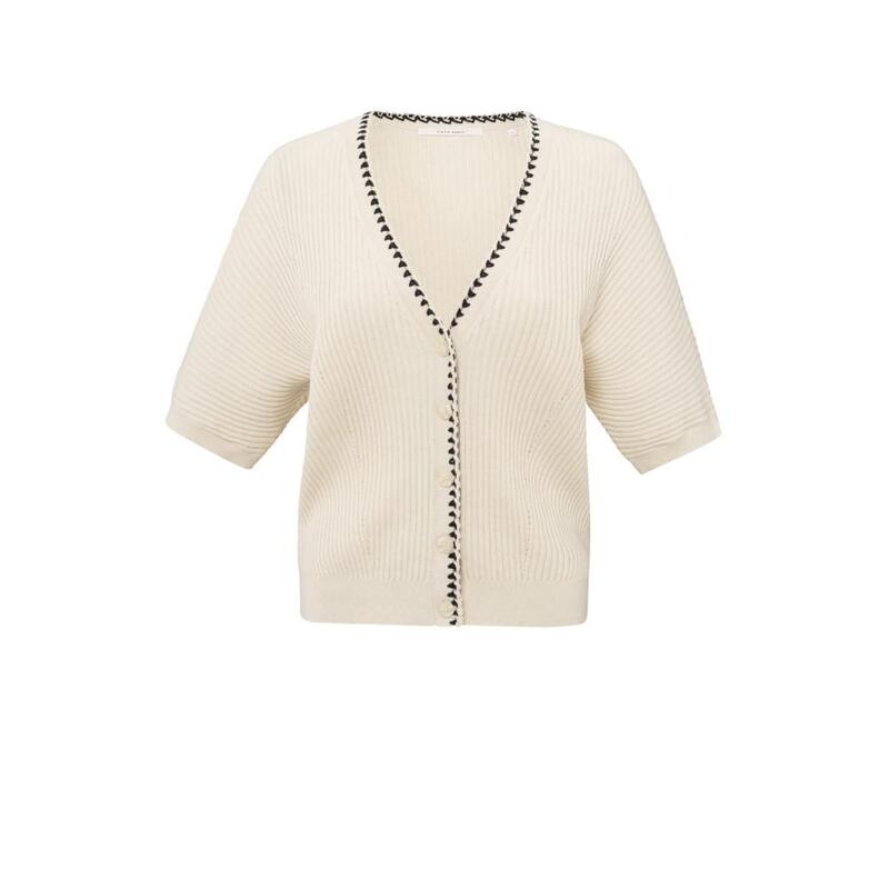 YAYA Vest Ribbed Yaya 01-010108-505